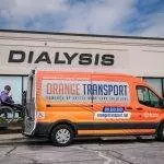 Orange Transport taking client to Dialysis